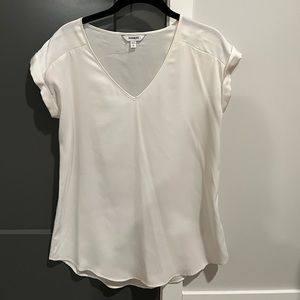 Express white short-sleeved blouse - Small